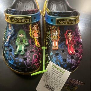 Rainbow High doll crocs